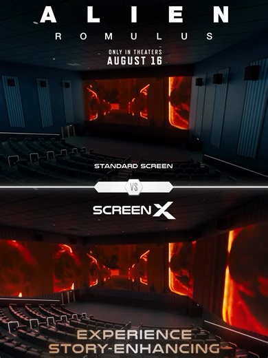 Experience #Facehugger and #Alien in #ScreenX at GSC 1 Utama & Aurum Theatre