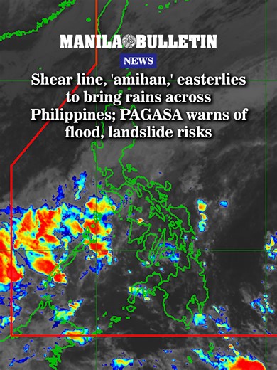 WATCH: Multiple weather systems will continue to affect large parts of the Philippines on Friday, January 2, bringing cloudy skies, scattered rains, and possible flooding and landslides. | MANILA BULLETIN