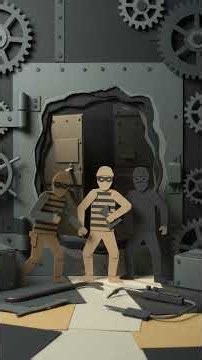How They Robbed the Bank Through the SEWERS #bankrobbery #art #diorama