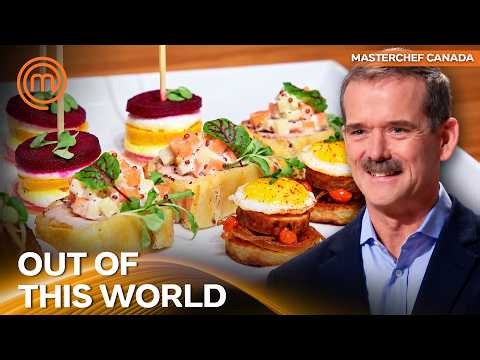 Cooking Space Food for Astronaut Chris Hadfield! | MasterChef Canada