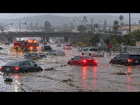 🚨 Southern California Flood Crisis Roads Underwater, Mudslides & More Rain Coming
