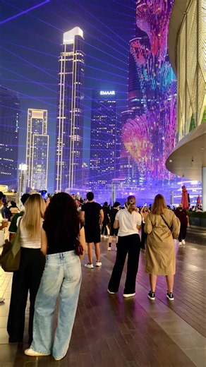 Amazing Dubai Night Downtown Dubai Burj Khalifa 2026 #dubai