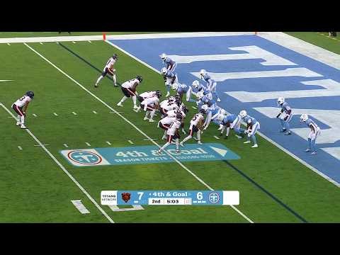 Tyson Bagent swivels his way out of trouble to deliver 2-yard TD to Alexander