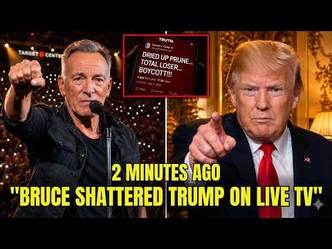 Bruce Springsteen Just SHATTERED Trump in 60 Seconds On Live TV — Crowd Erupted