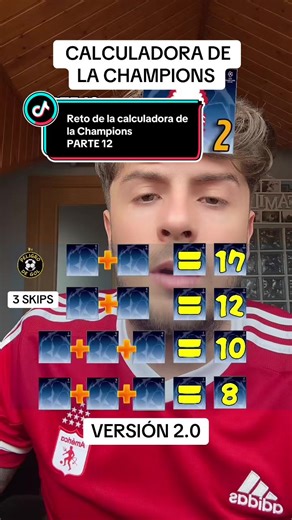 PARTE 12 / Reto de la calculadora de la Champions‼️ #reto #calculadora #championsleague