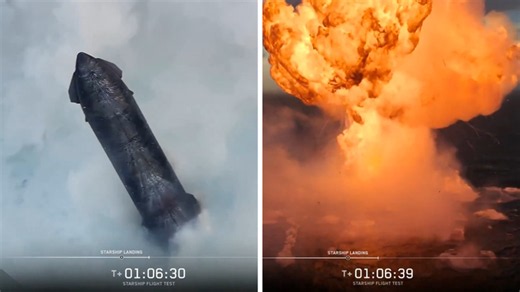 SpaceX Rocket Explodes Into Giant Fireball