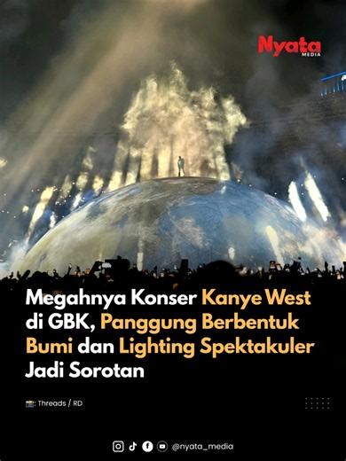 Konser Kanye West (Ye) di GBK Jakarta — Giant World Globe Stage 2026