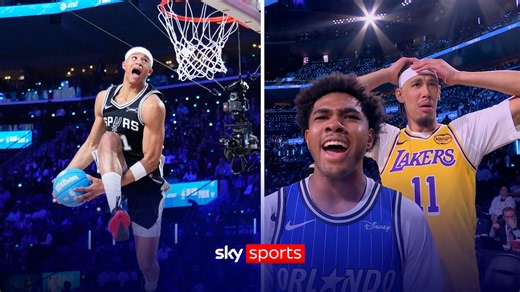 NBA All-Star Slam Dunk Contest: San Antonio Spurs' Carter Bryant WOWS
