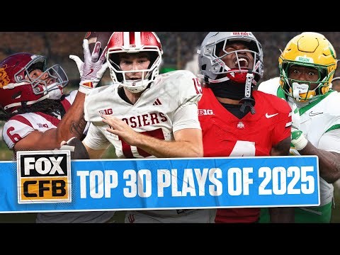 Top 30 Plays of 2025 College Football Season on FOX 🏈 FOX College Football