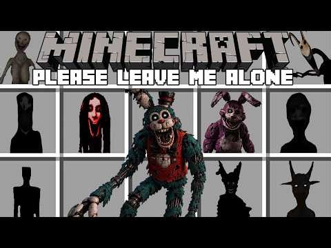 Minecraft PLEASE LEAVE ME ALONE STALKER MOD / PLEASE LEAVE ME ALONE HORROR MOD! (Minecraft Mods)
