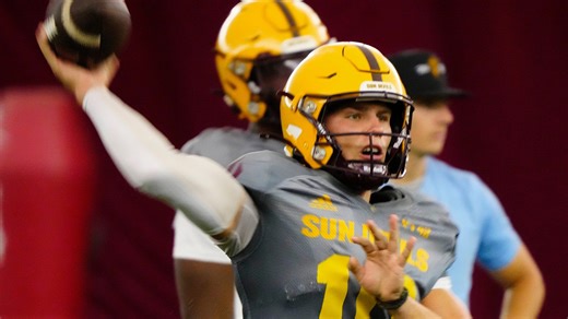 LSU QB Sam Leavitt participates in portion of final spring practice