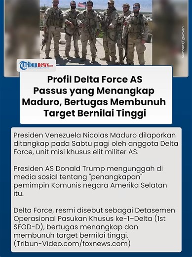Profil Delta Force: Misi Memimpin di Venezuela