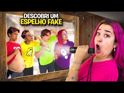 ENCONTRAMOS UM ESPELHO FAKE NA MANSÃO DOS ROSA *Alguém está nos observando ?
