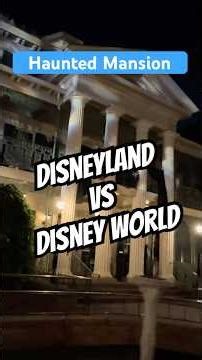 5 Differences Haunted Mansion Disneyland Vs Disney World #disneyland #disneyworld #disney