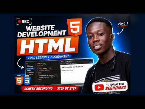 How to Build a 4-Page Website in HTML | Step-by-Step for Beginners