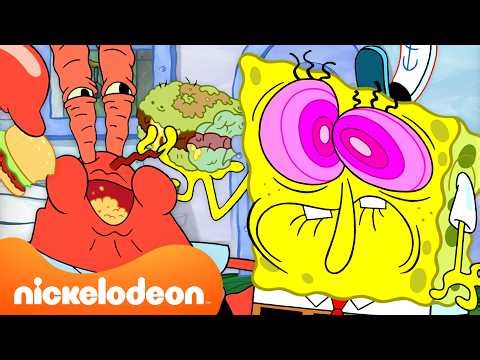 SpongeBob’s Krabby Patties Go From Bad to Worse! 🍔 | Spongebob | Nickelodeon UK