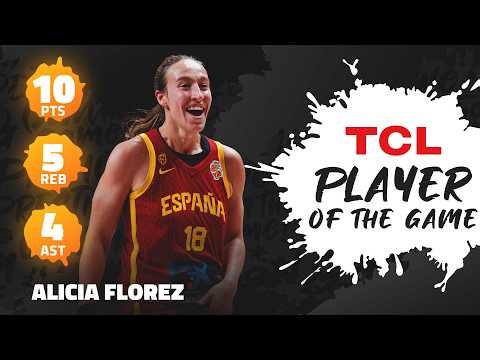🇪🇸 Alicia Florez (10 PTS) | TCL Player Of The Game | AUS v ESP | FIBA Women's World Cup 2026