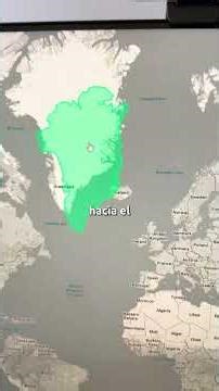 GROENLANDIA ES MÁS GRANDE QUE ÁFRICA?? #googlemaps #planisferio #mapas #tierra #paises #geografia