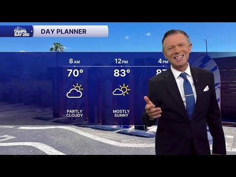 Latest weather forecast humidity levels increase across the Tampa Bay area