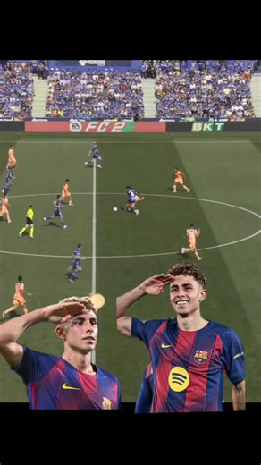 #fcbarcelona #fermin Lopez goal today vs Getafe