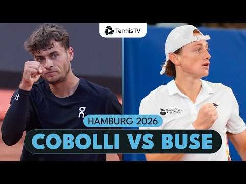 Defending Champ Cobolli Takes On Ignacio Buse 👀 | Hamburg 2026 Highlights