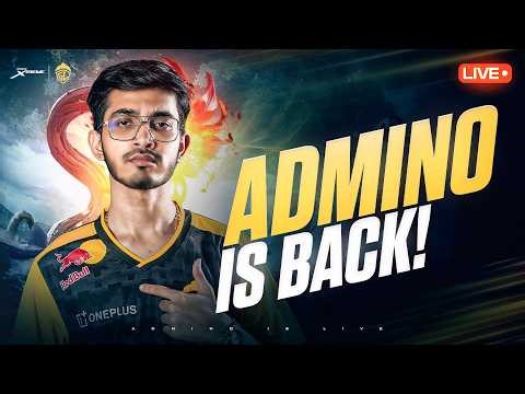 ADMINO IS BACK! | BGMI SCRIMS AND CLASSIC LIVE | ADMINO GAMING |