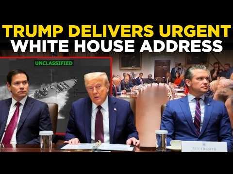 Trump LIVE: Donald Trump Urgent Address To The World From White House | Russia | iran | US