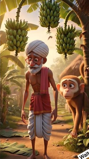 The Monkey Was Not Stealing… She Was Saving Her Baby! 🐒🍌