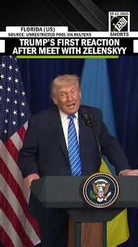 ‘Terrific meeting…’: US President Trump’s first reaction after meet with Zelenskyy concludes