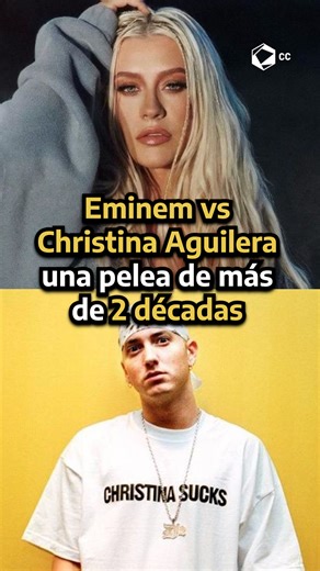 Las pelea entre Slim Shady y Xtina llegó a sus entrevistas, canciones y hasta en sus presentaciones en los MTV Video Music Awards. 🥊😵‍💫 | Cultura Colectiva