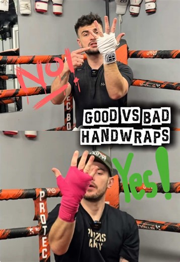 GOOD vs BAD Boxing Handwrap Technique