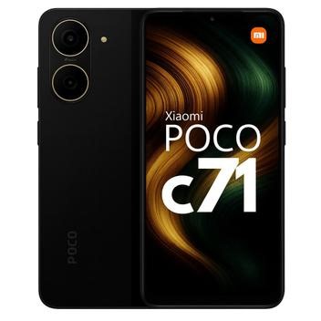 Smartphone Xiaomi POCO C71, 128GB, 4GB RAM, Tela 6,74 polegadas HD 90Hz, Android 14, Câmera 50MP com IA, Bateria 5000mAh, Dual SIM, PRETO - Poco C71 - Magazine Luizaprimemagalu