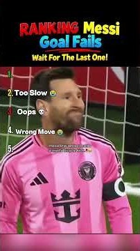 Messi's WORST Misses RANKED! (You Won't Believe #1)