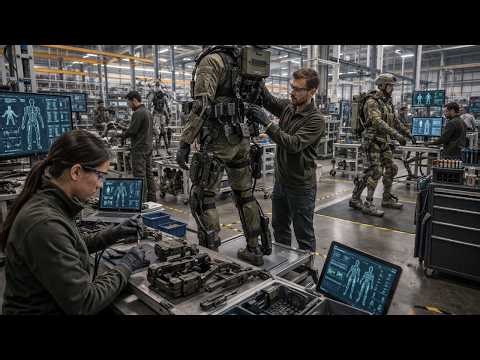 Inside the Military Exoskeleton Factory | How Soldiers Get Enhanced Strength
