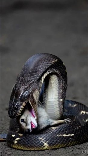 snake eating rabbit 😱👉 sap rabbit to khare hai/#trending #viral #treading #ai