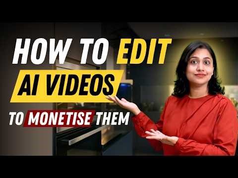 Record + Edit⚡️ Long Educational AI Video⚡️Monetisation tips