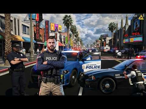 Real Life Cop Experience in GTA 5 LSPDFR | Ultra Realistic Graphics City Patrol 4K