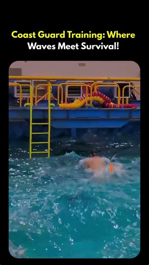 Coast Guard Training Where Waves Meet Survival #coastguard #swimming #survivaltraining #safeguard