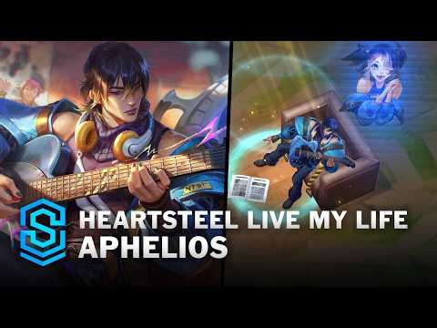 HEARTSTEEL Live My Life Aphelios Skin Spotlight - Pre-Release - PBE Preview - League of Legends