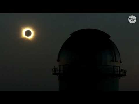 Totality reached! Watch the 2026 solar eclipse cast an observatory into darkness in Spain