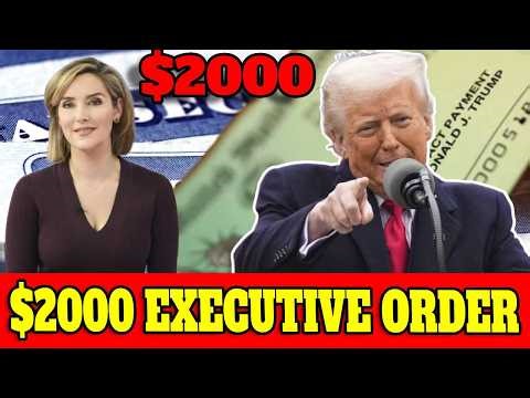🚨 $2,000 Stimulus Check EXECUTIVE ORDER? New Timeline + Tariff Payments Update!