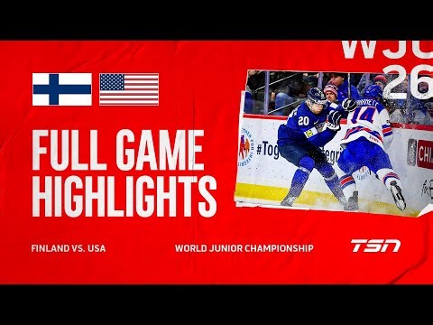 Finland vs. USA FULL GAME HIGHLIGHTS | 2026 World Junior Championship