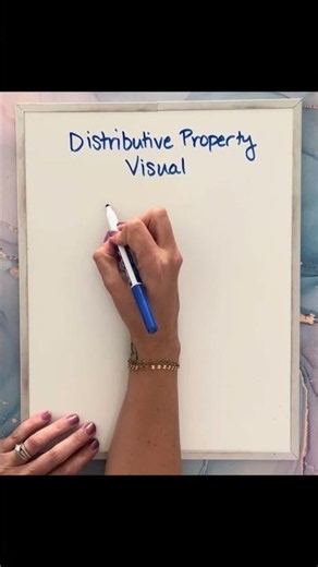 Distributive Property Visual of Area Model #mathshorts #middleschoolmath #mathhelp #prealgebra