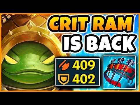 FULL CRIT RAMMUS JUNGLE IS BACK! (enemy rage quit)