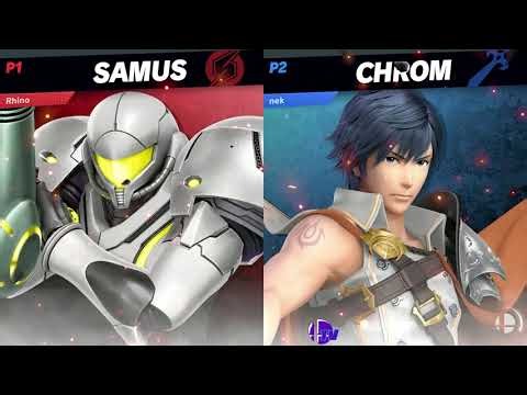 Shark Tank # 199 Losers Round 1 - Nekathe (Mii Gunner) Vs. Rhinodude (Samus) - SSBU Tournament