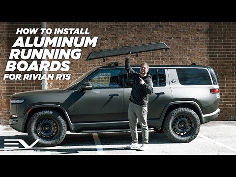 How to Install RMaxx Aluminum Side Step Running Boards for Rivian R1S, DIY Step-by-Step Instructions