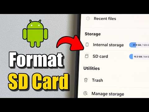How to Format SD Card on Android (Best Method)