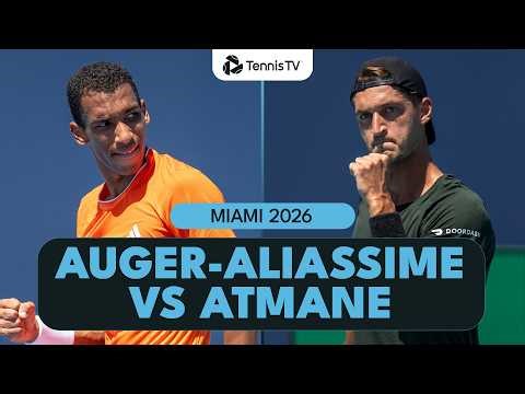 Felix Auger-Aliassime Battles Terence Atmane For Place In Fourth Round 💥 | Miami 2026 Highlights