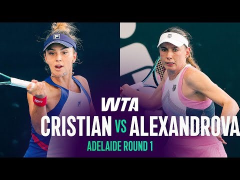Jaqueline Cristian vs. Ekaterina Alexandrova | 2026 Adelaide Round 1 | WTA Match Highlights