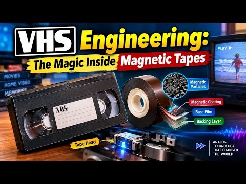 📼VHS Engineering: The Magic Inside Magnetic Tapes